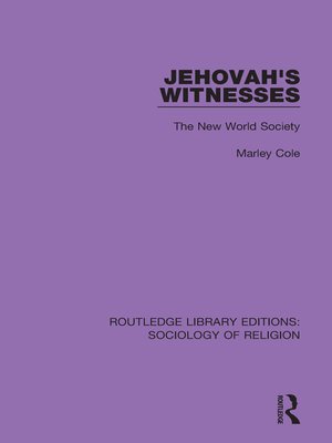 cover image of Jehovah's Witnesses